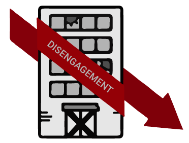 disengagement - building falling apart